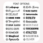 Personalized Name Desk Mat – product view 4