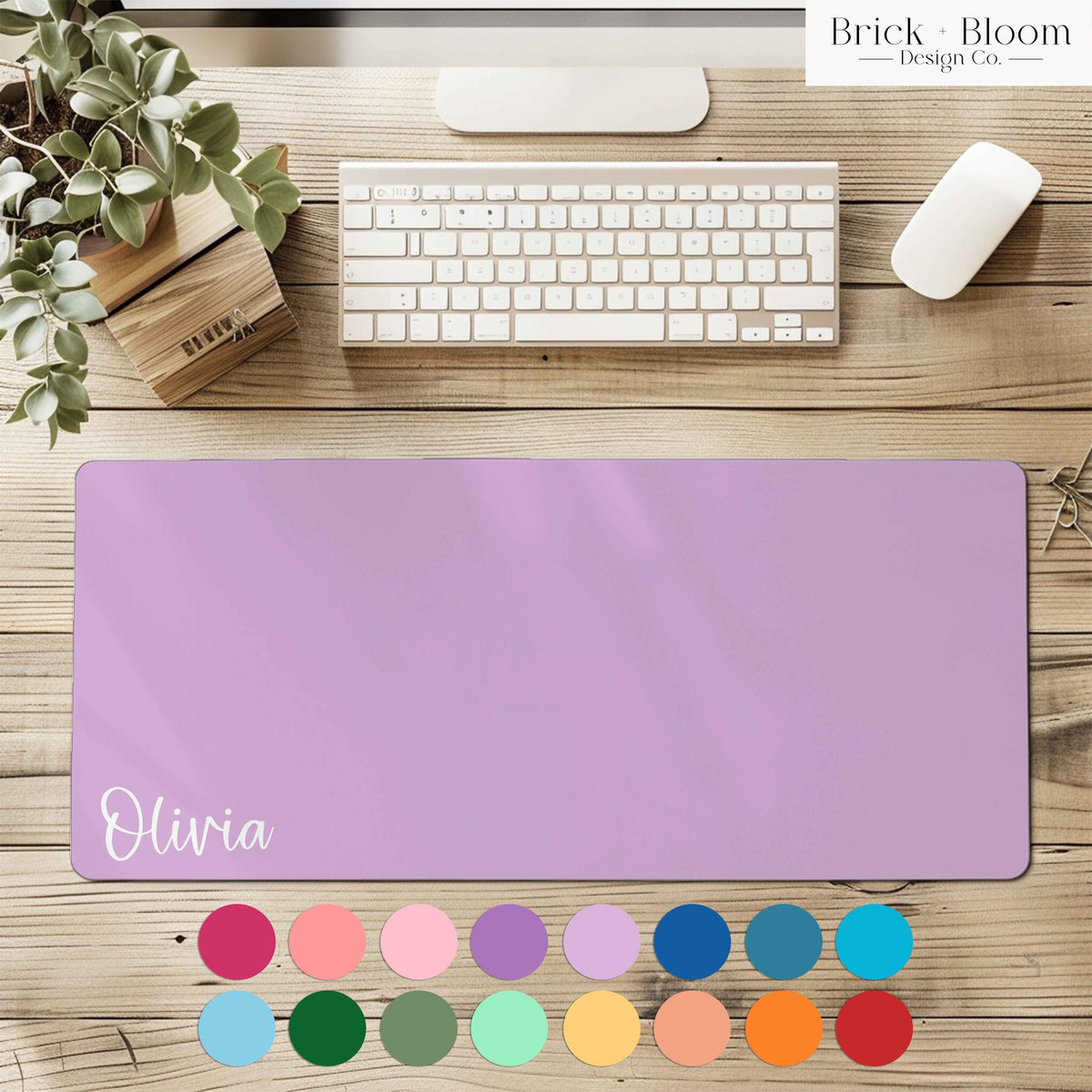 Personalized Name Desk Mat – product view 6
