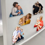Custom Grandparents Photo Cutout Fridge Magnet – product view 10