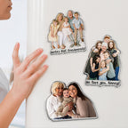 Custom Grandparents Photo Cutout Fridge Magnet – product view 11