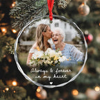Custom Photo Memorial Christmas Ornament