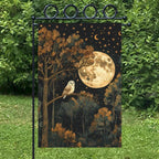 Moonlit Owl Double-Sided Garden Flag – product example 1