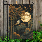 Moonlit Owl Double-Sided Garden Flag – product example 2
