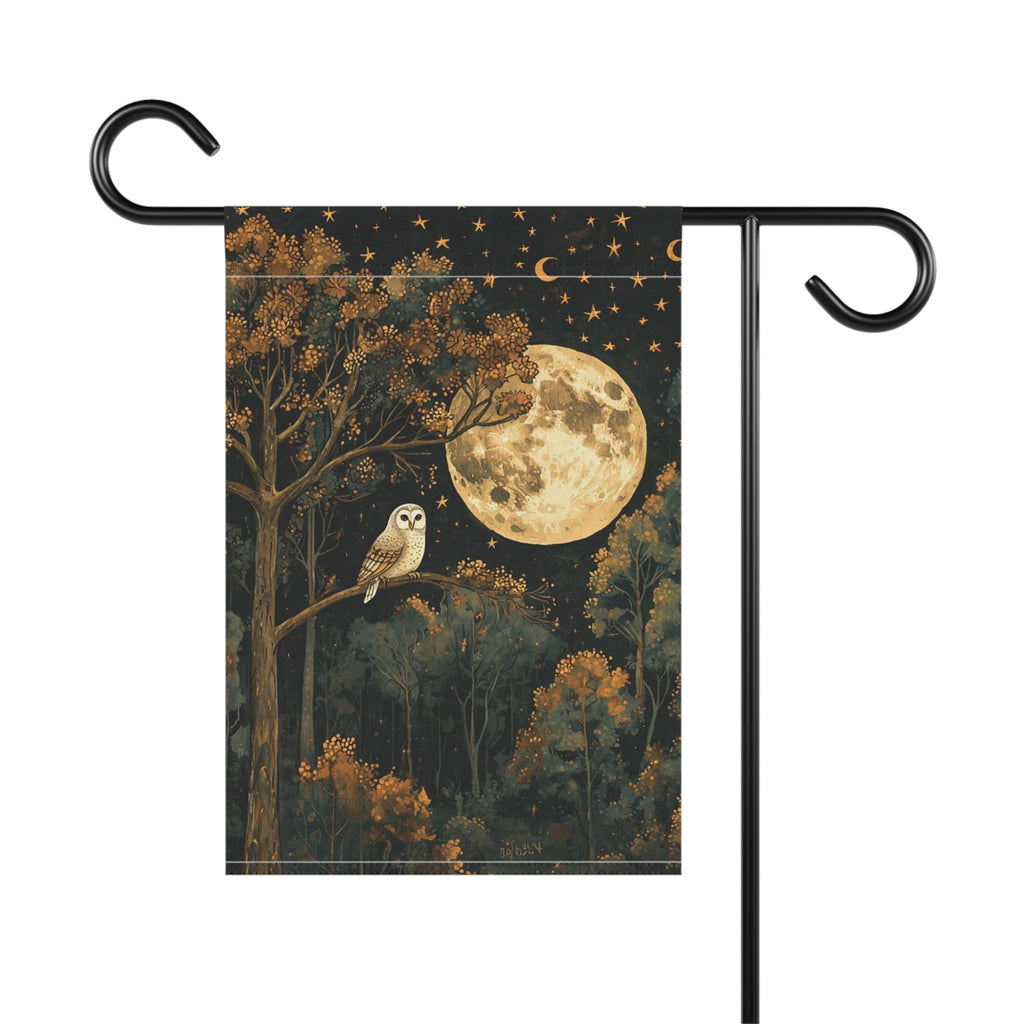 Moonlit Owl Double-Sided Garden Flag – product example 5