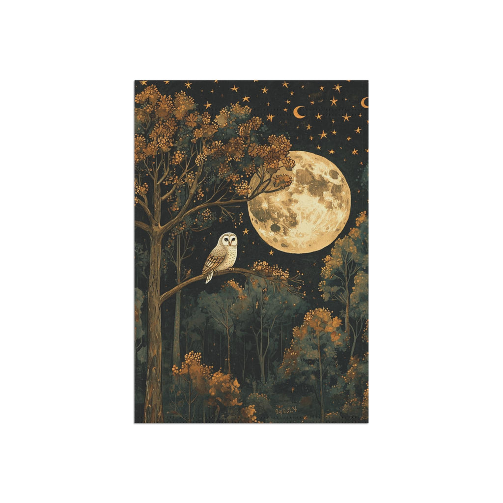Moonlit Owl Double-Sided Garden Flag – product example 6