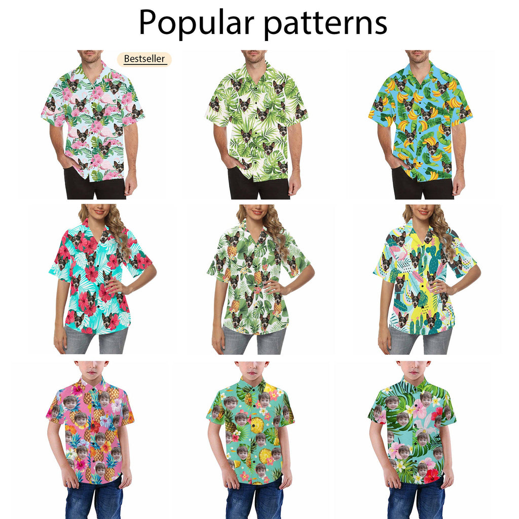 Custom Face Tropical Hawaiian Shirt — view 5