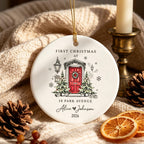 First Christmas in Our New Home Personalized Ornament – product view 13