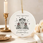 First Christmas in Our New Home Personalized Ornament – product view 8